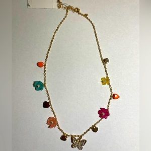 Butterfly necklace, new